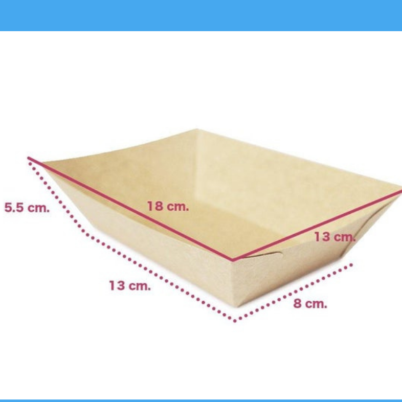 Biodegradable food tray made with 100% organic products